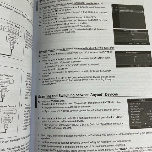 Samsung Series 5 550 LCD TV User Manual Complete Instruction Book u - Picture 4 of 5